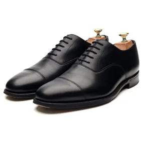 1880 'Aldwych' Black Leather Oxford UK 8.5 F