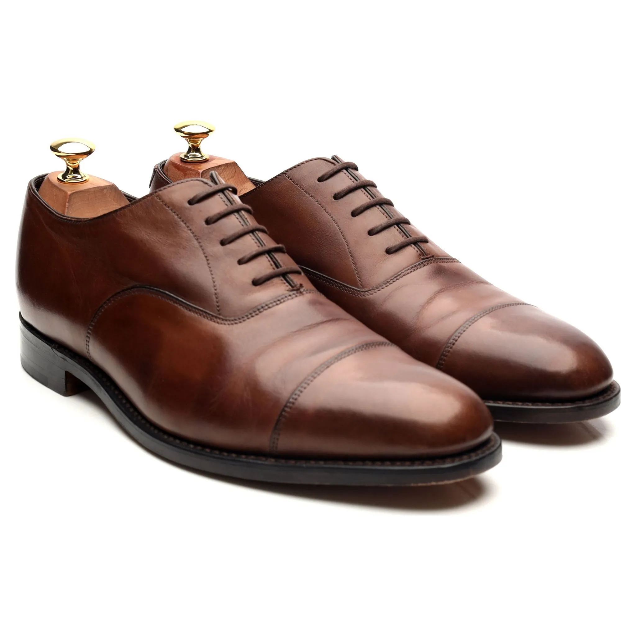 1880 'Aldwych' Dark Brown Leather Oxford UK 9.5 F