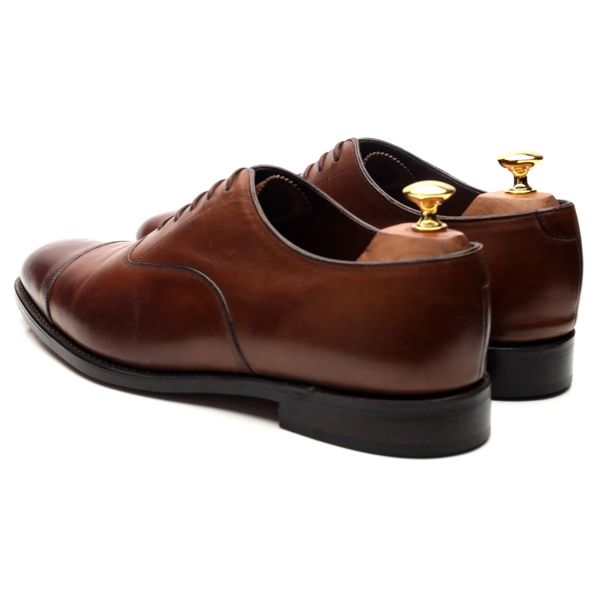 1880 'Aldwych' Dark Brown Leather Oxford UK 9.5 F