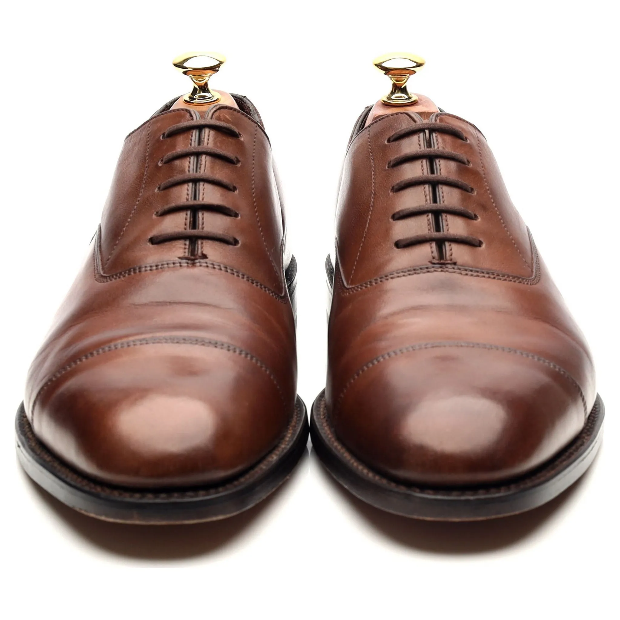 1880 'Aldwych' Dark Brown Leather Oxford UK 9.5 F