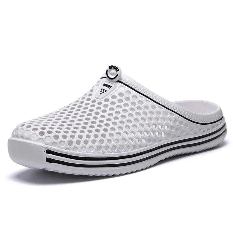 2024 New Men Summer Slippers High Quality Non Slip Beach Shoes For Women Breathable Couples Fashion Comfortable Garden Shoes