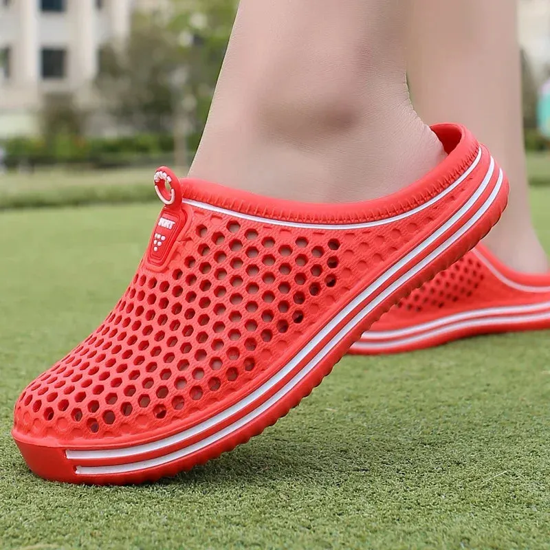 2024 New Men Summer Slippers High Quality Non Slip Beach Shoes For Women Breathable Couples Fashion Comfortable Garden Shoes