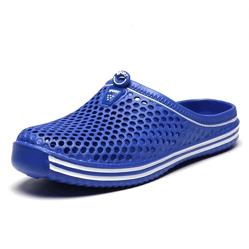 2024 New Men Summer Slippers High Quality Non Slip Beach Shoes For Women Breathable Couples Fashion Comfortable Garden Shoes