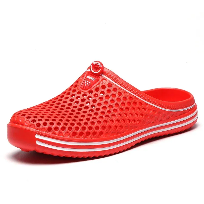 2024 New Men Summer Slippers High Quality Non Slip Beach Shoes For Women Breathable Couples Fashion Comfortable Garden Shoes