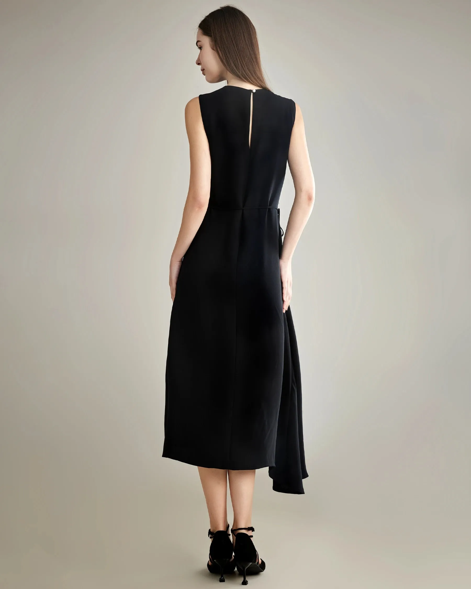 32 Momme Sleeveless Silk Dress