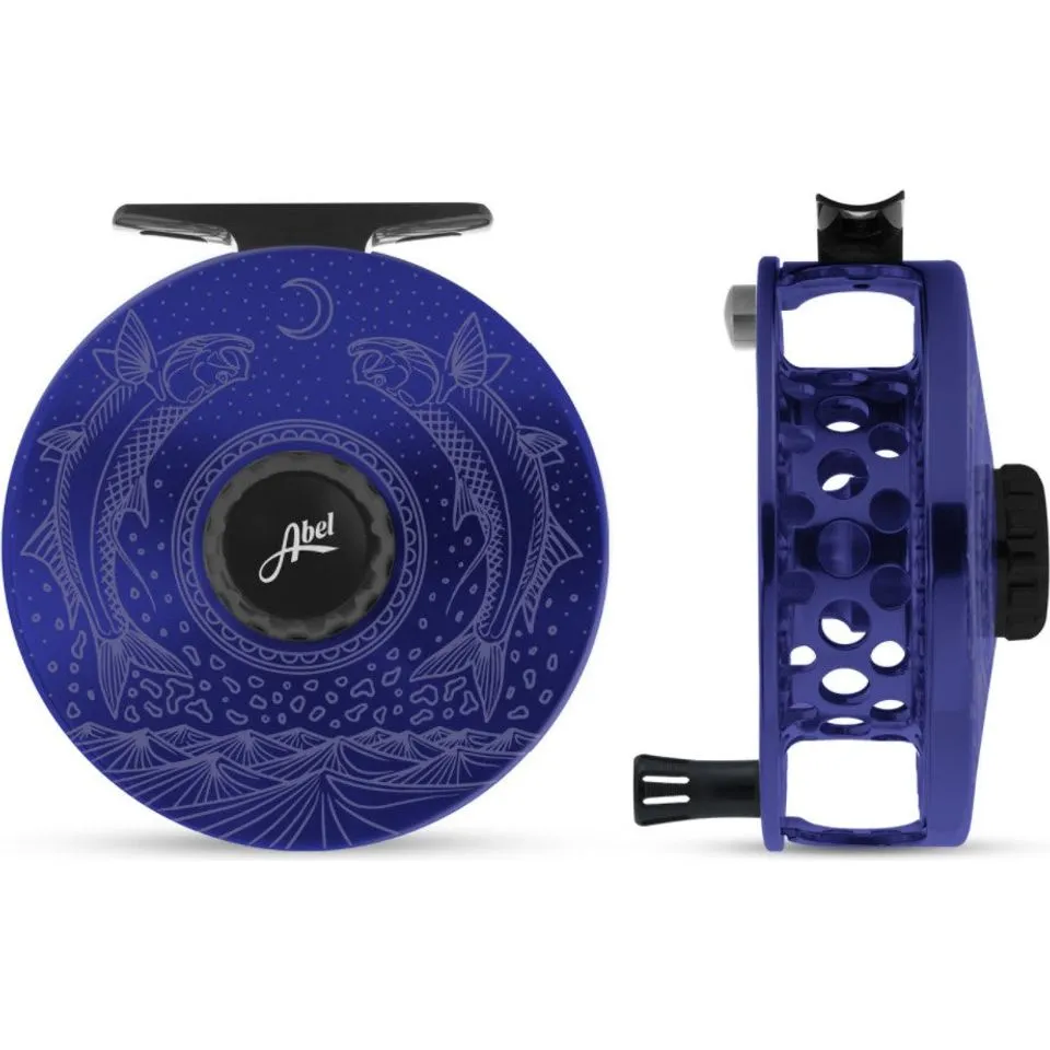 Abel Super Series Reel 11/12 Underwood Moondance Deep Blue/Black Handle