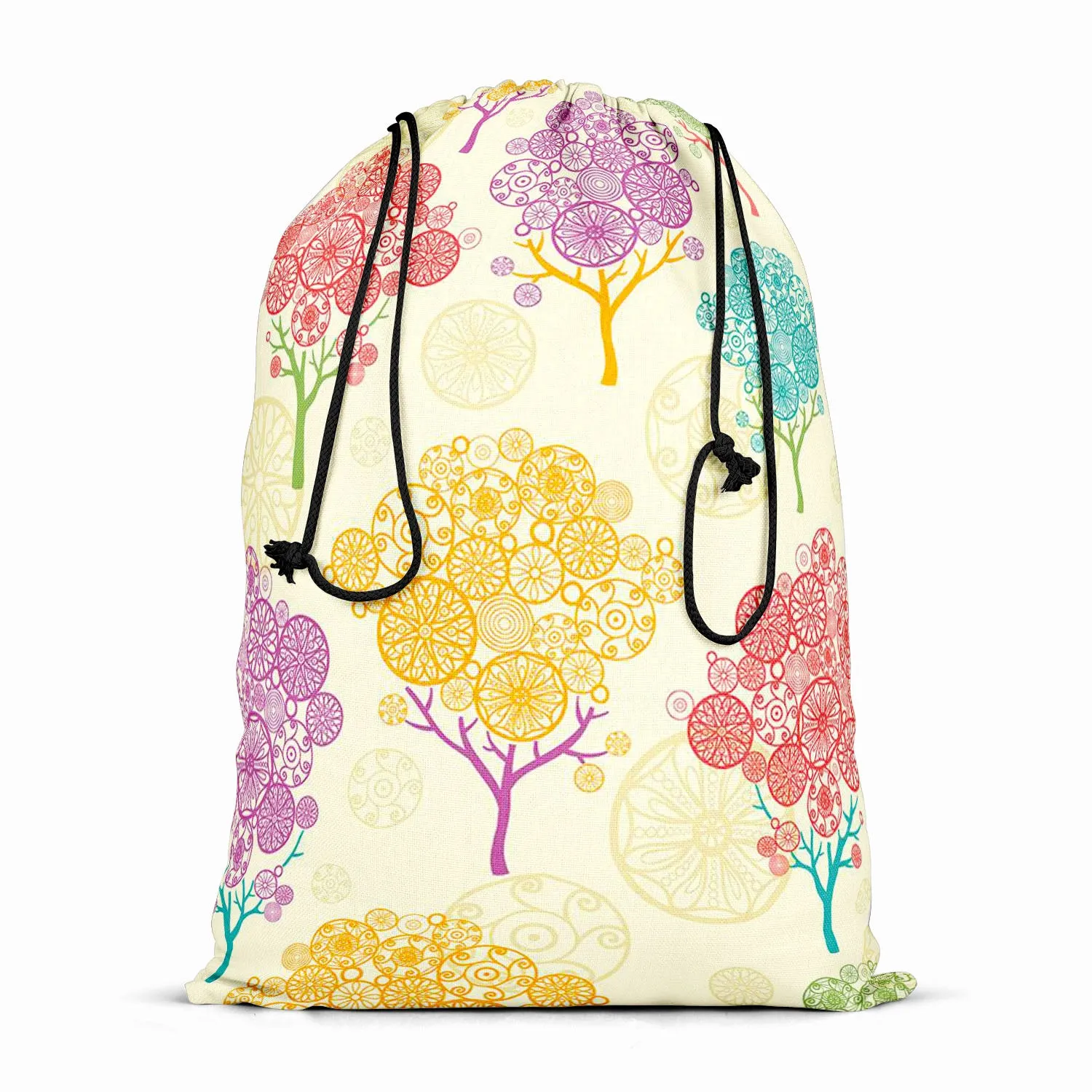 Abstract Trees Reusable Sack Bag | Bag for Gym, Storage, Vegetable & Travel