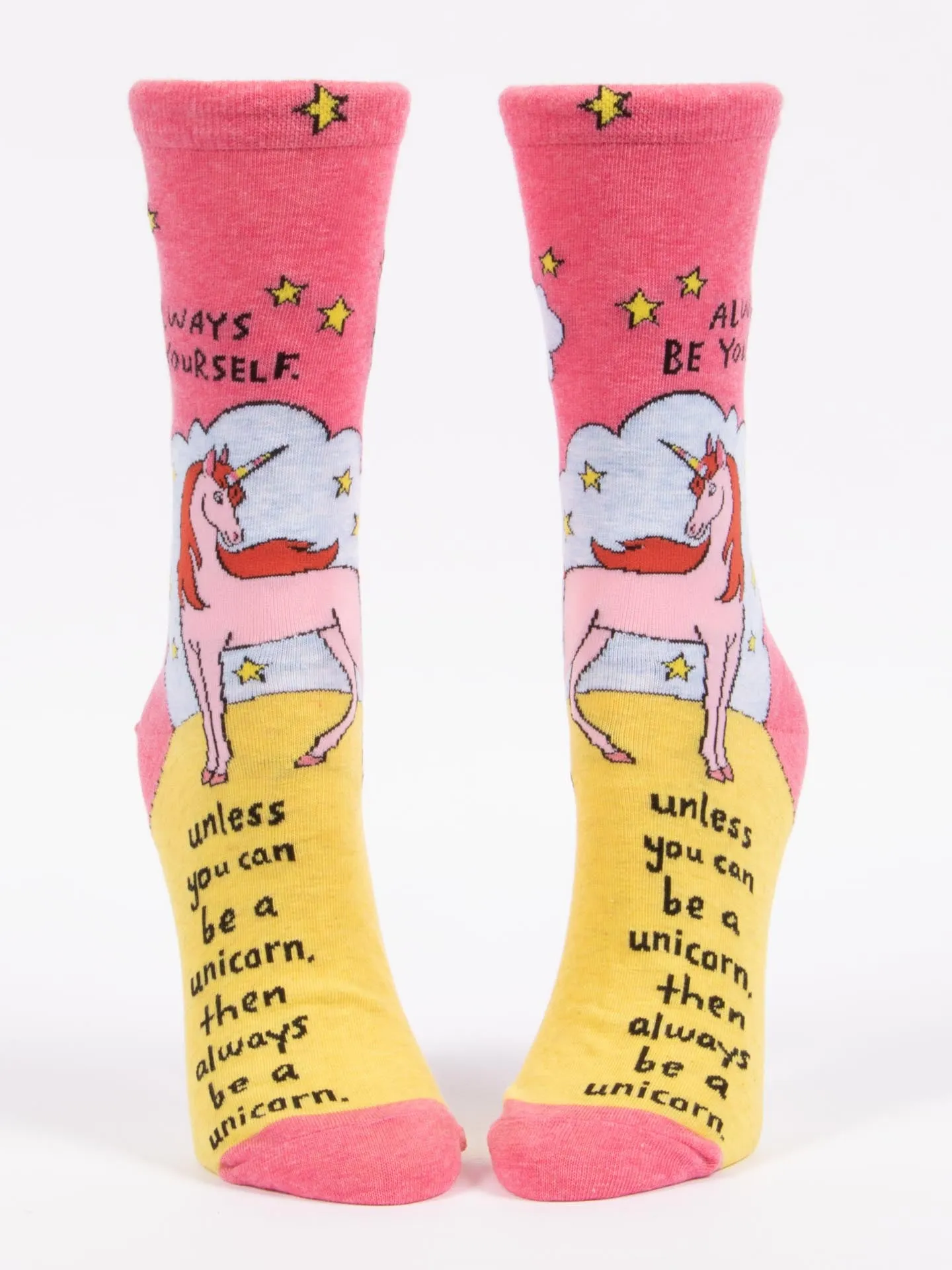 Always Be Yourself Unless You Can Be A Unicorn W-Crew Socks