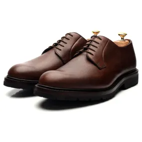 'Archie' Brown Grain Leather Derby UK 11.5 E