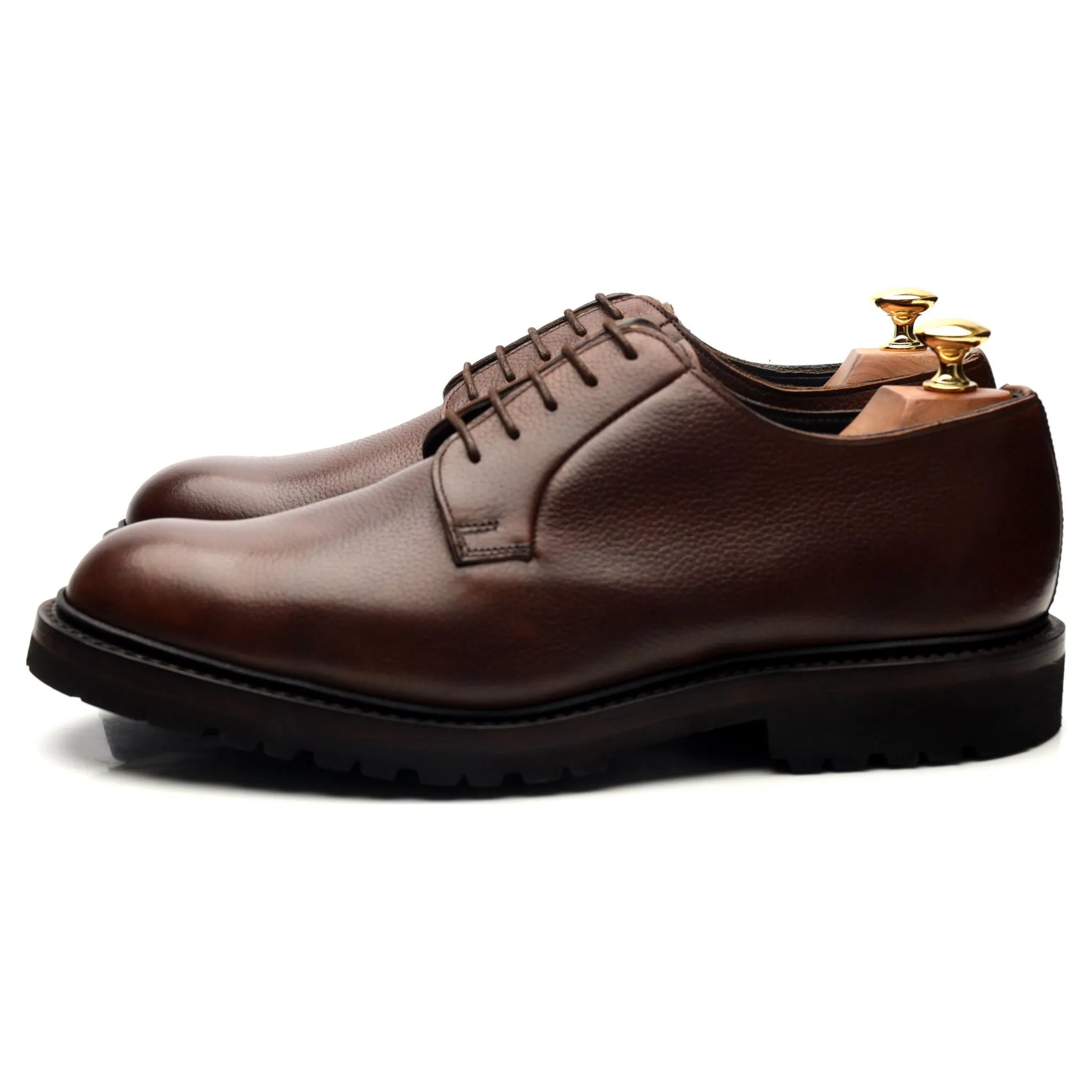 'Archie' Brown Leather Derby UK 6 - 11.5