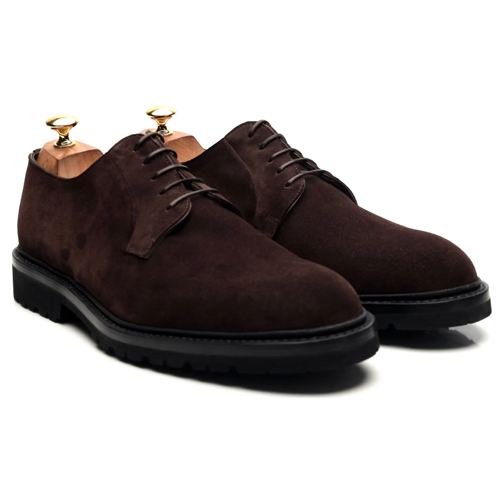 'Archie' Dark Brown Suede Derby UK 6.5 / UK 10.5