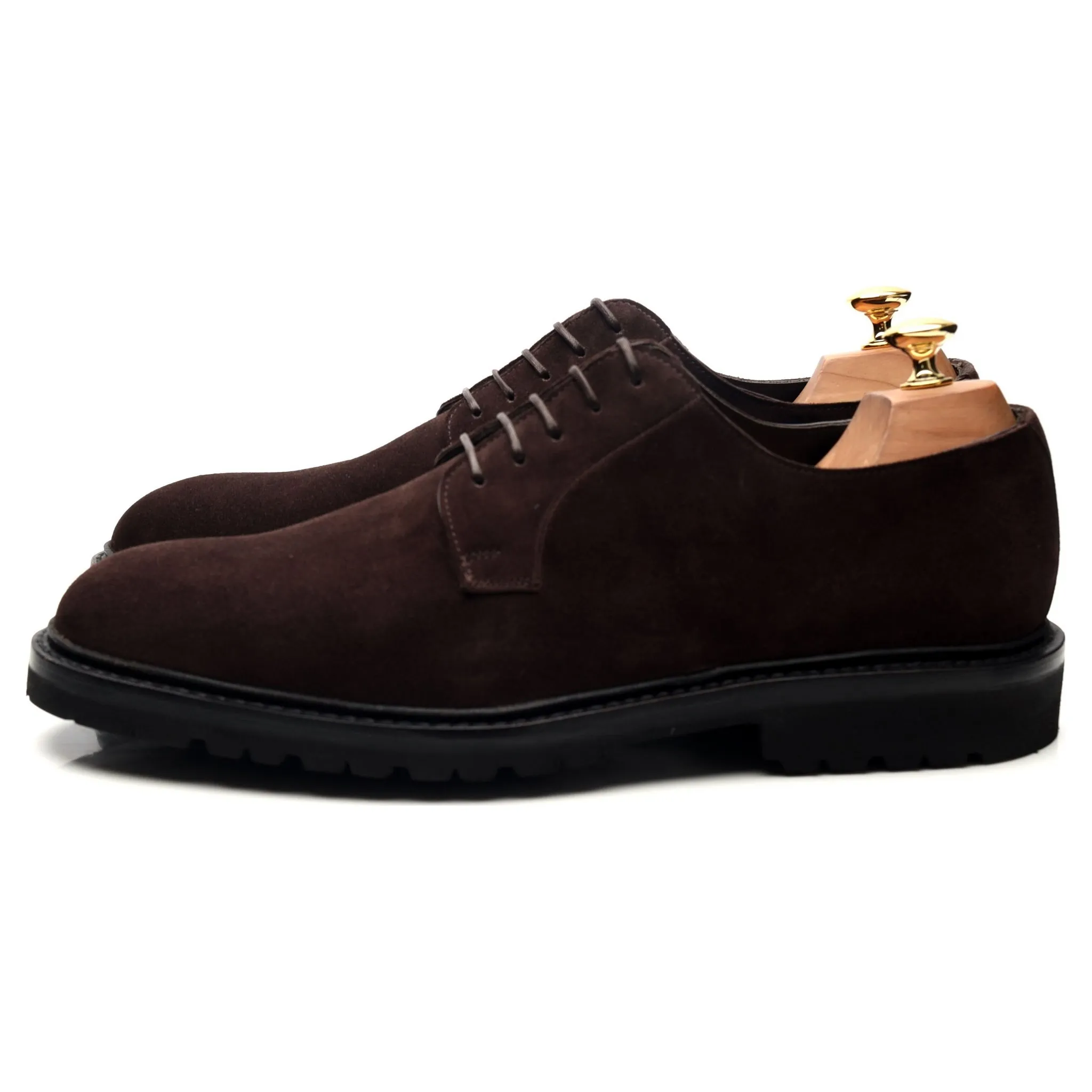 'Archie' Dark Brown Suede Derby UK 6.5 / UK 10.5