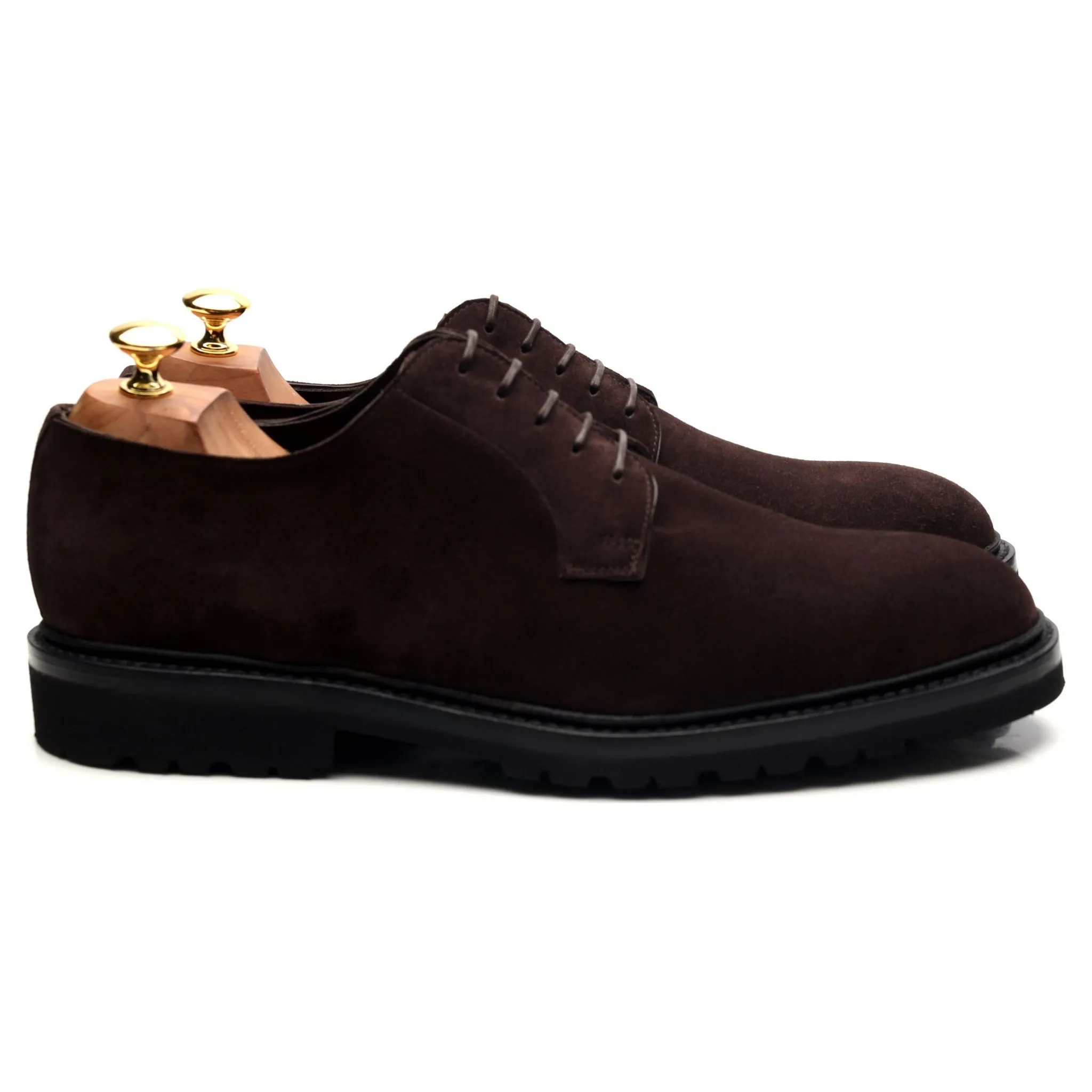 'Archie' Dark Brown Suede Derby UK 6.5 / UK 10.5