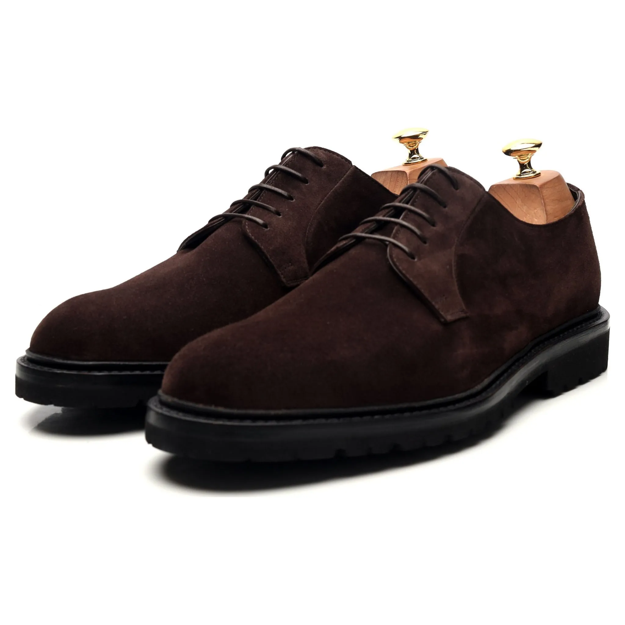 'Archie' Dark Brown Suede Derby UK 6.5 / UK 10.5