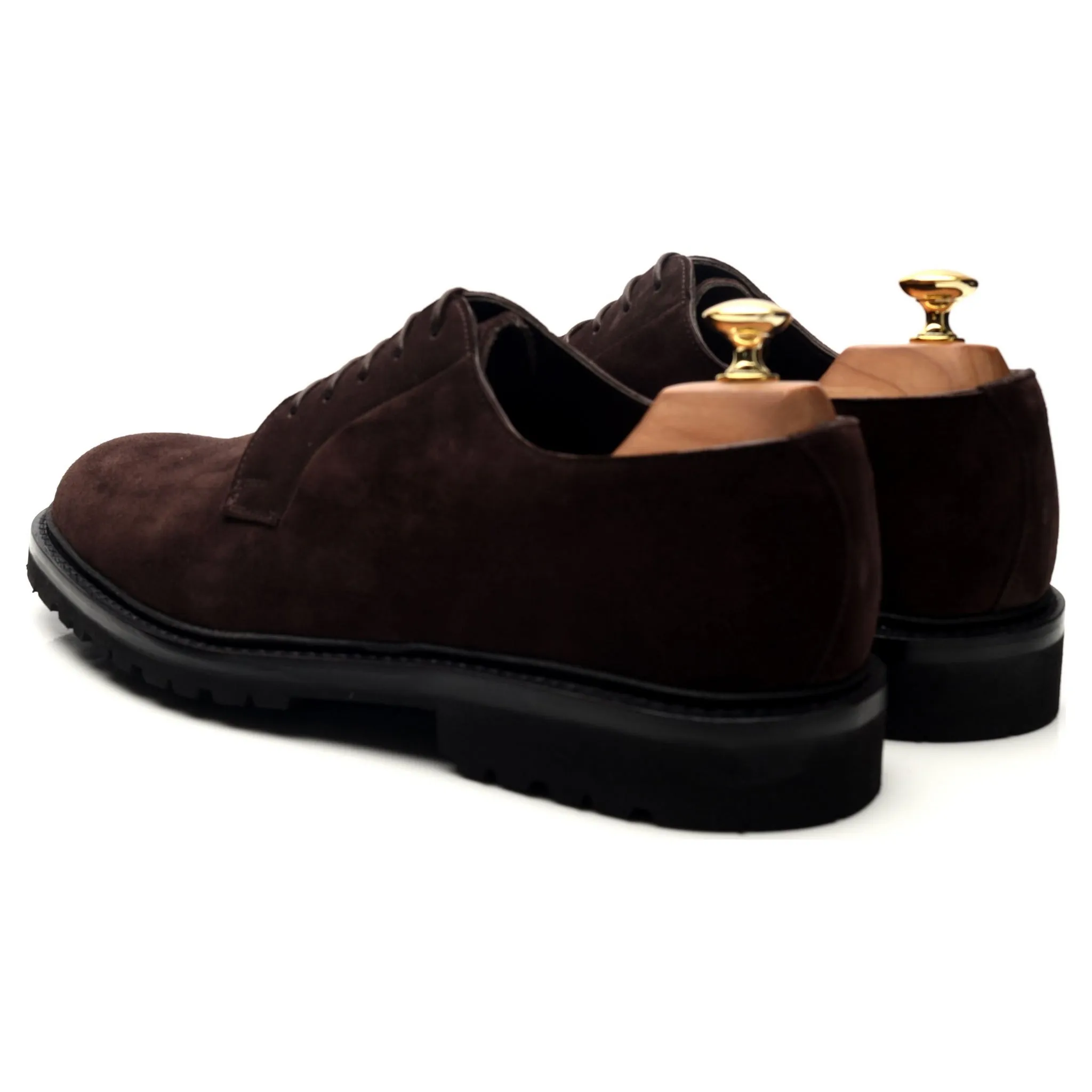 'Archie' Dark Brown Suede Derby UK 6.5 / UK 10.5