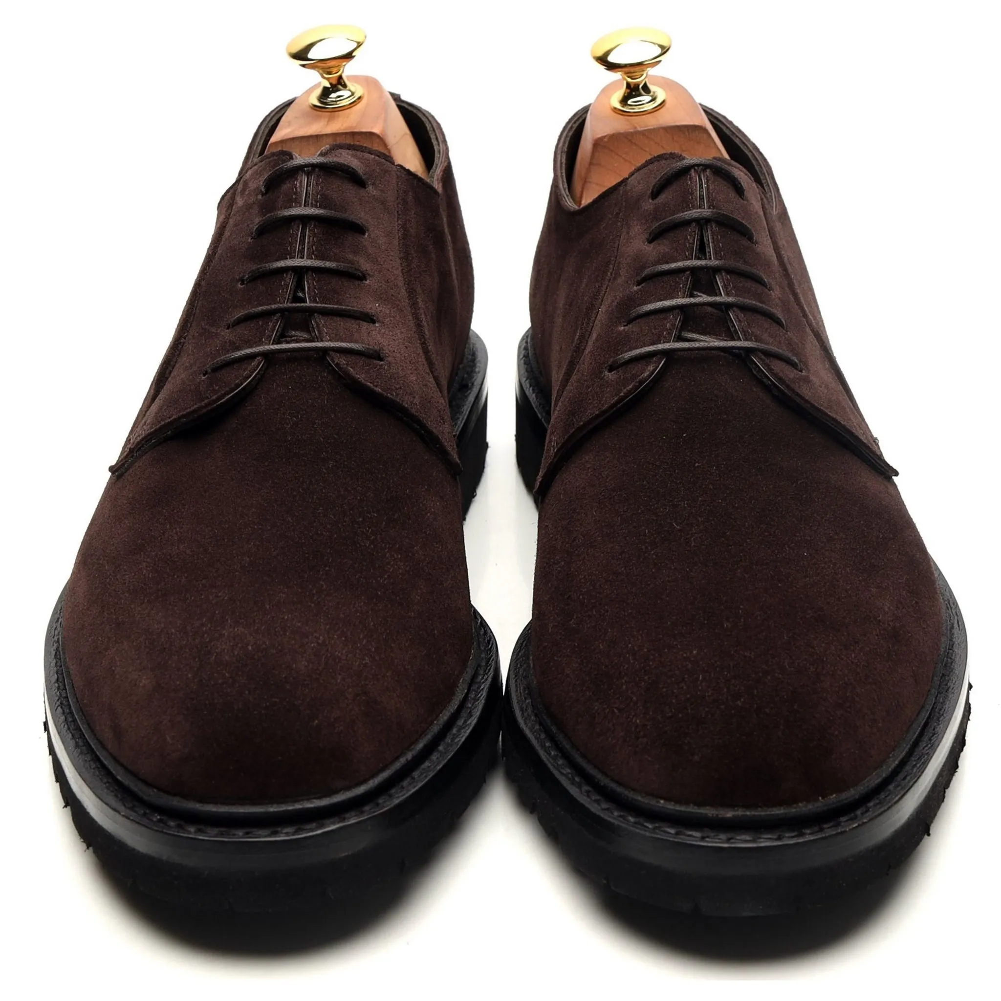 'Archie' Dark Brown Suede Derby UK 6.5 / UK 10.5