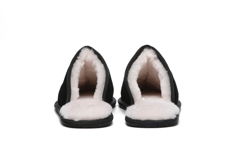 Australian Shepherd UGG Men Sheepskin Slipper Water Resistant Bennett