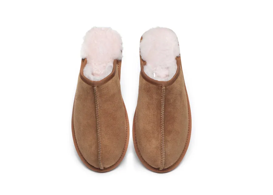 Australian Shepherd UGG Men Sheepskin Slipper Water Resistant Bennett