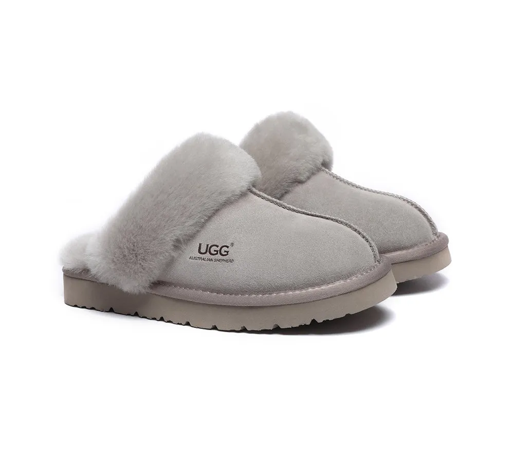 AUSTRALIAN SHEPHERD® UGG Slippers Premium Sheepskin Wool Muffin Special