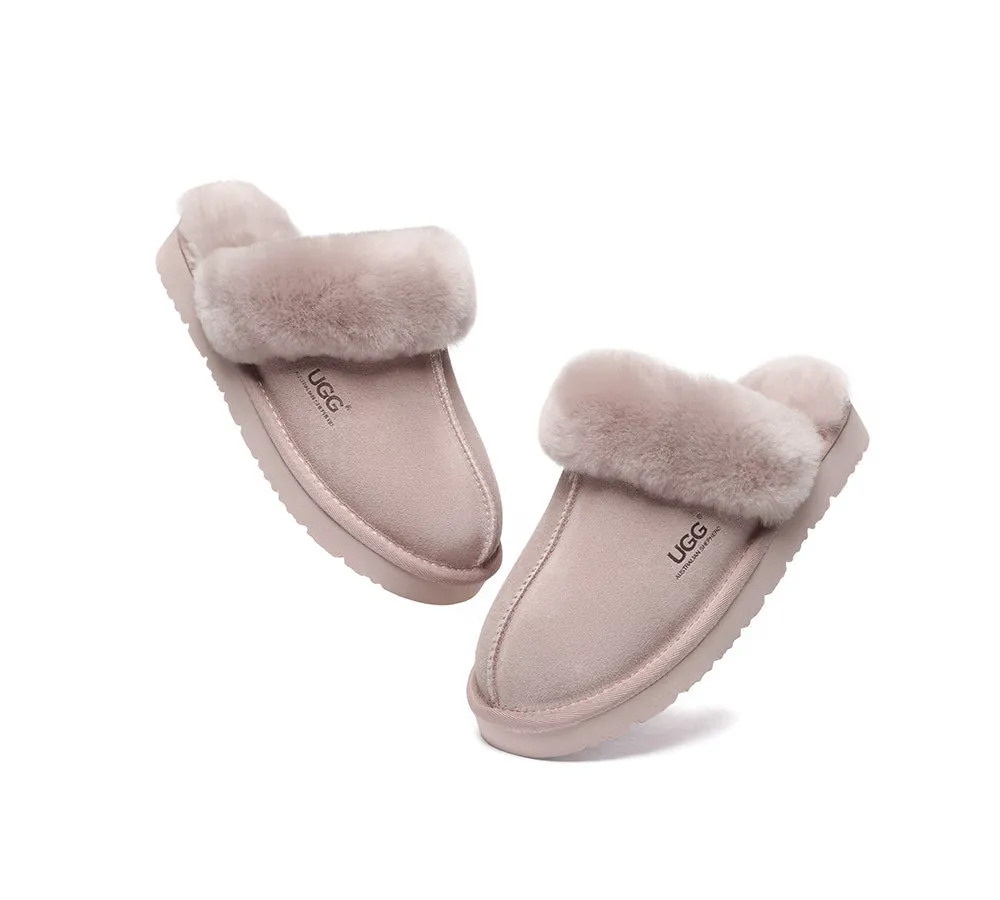 AUSTRALIAN SHEPHERD® UGG Slippers Premium Sheepskin Wool Muffin Special