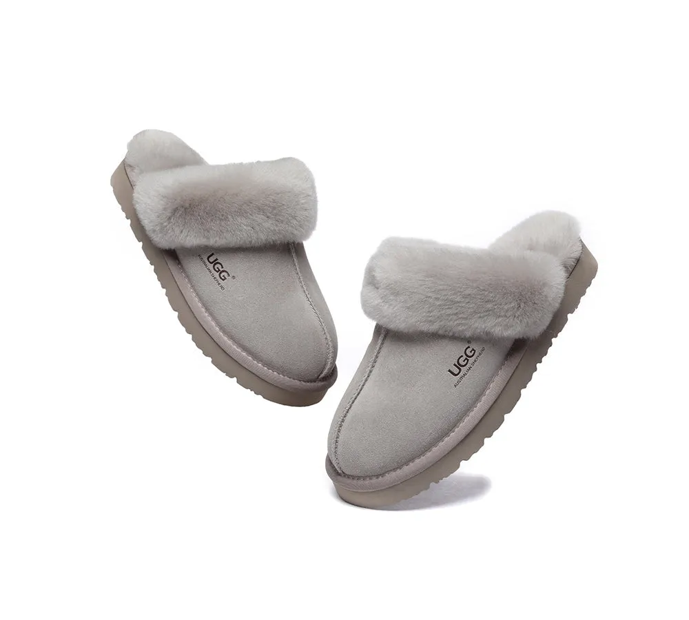 AUSTRALIAN SHEPHERD® UGG Slippers Premium Sheepskin Wool Muffin Special