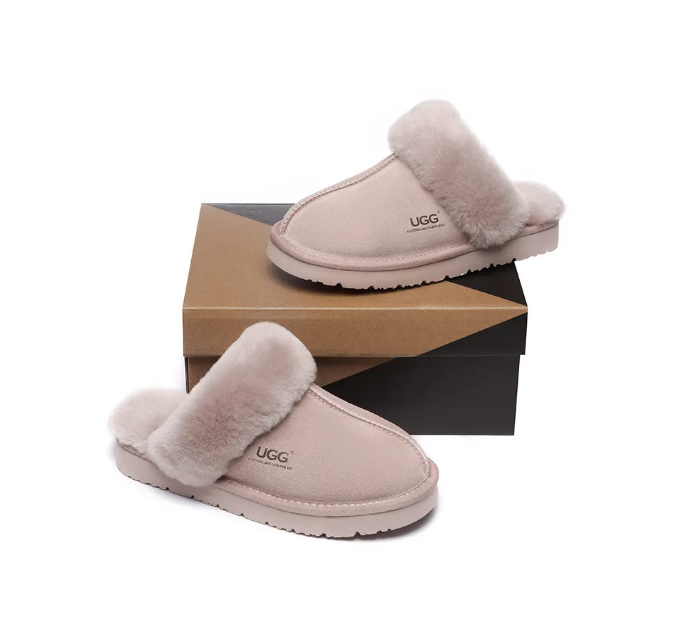 AUSTRALIAN SHEPHERD® UGG Slippers Premium Sheepskin Wool Muffin Special