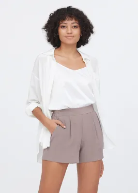 Basic And Soft Silk Shorts