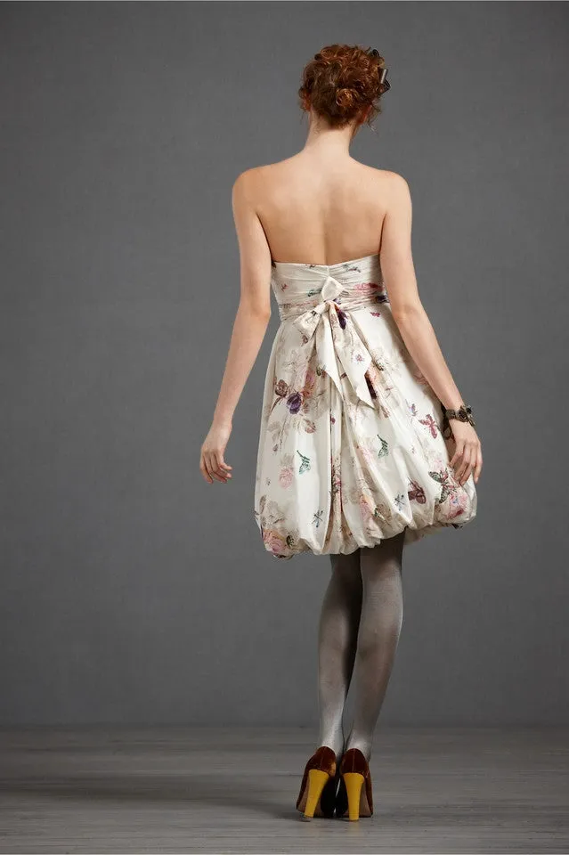 BHLDN Twirled Sweetheart Dress - Butterfly