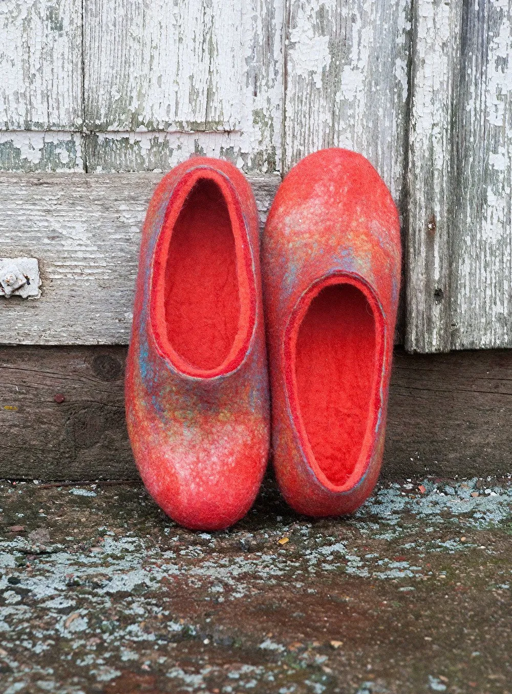 Bright Red slippers