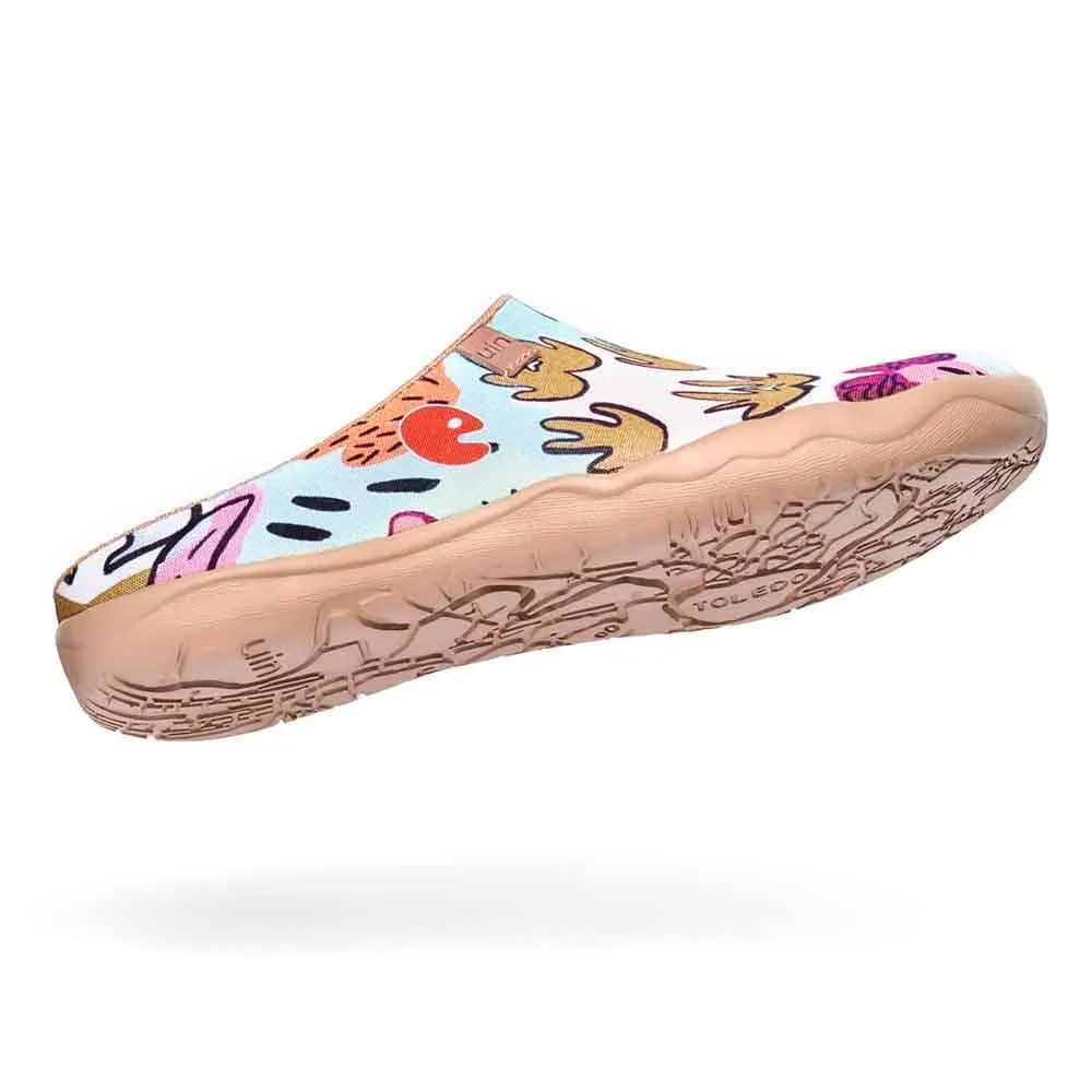 Comfortable Slip-On Cactus Patterned Slippers