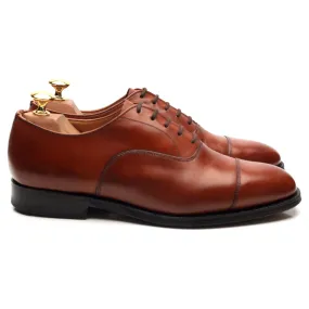 'Canberra' Tan Brown Leather Oxford UK 6 F