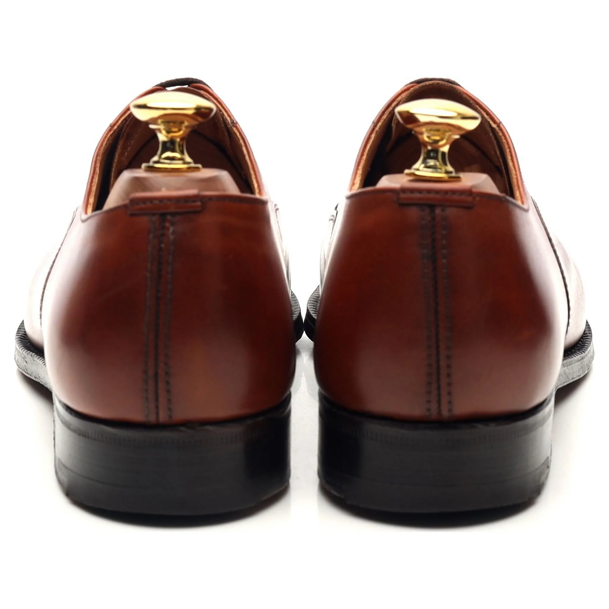 'Canberra' Tan Brown Leather Oxford UK 6 F