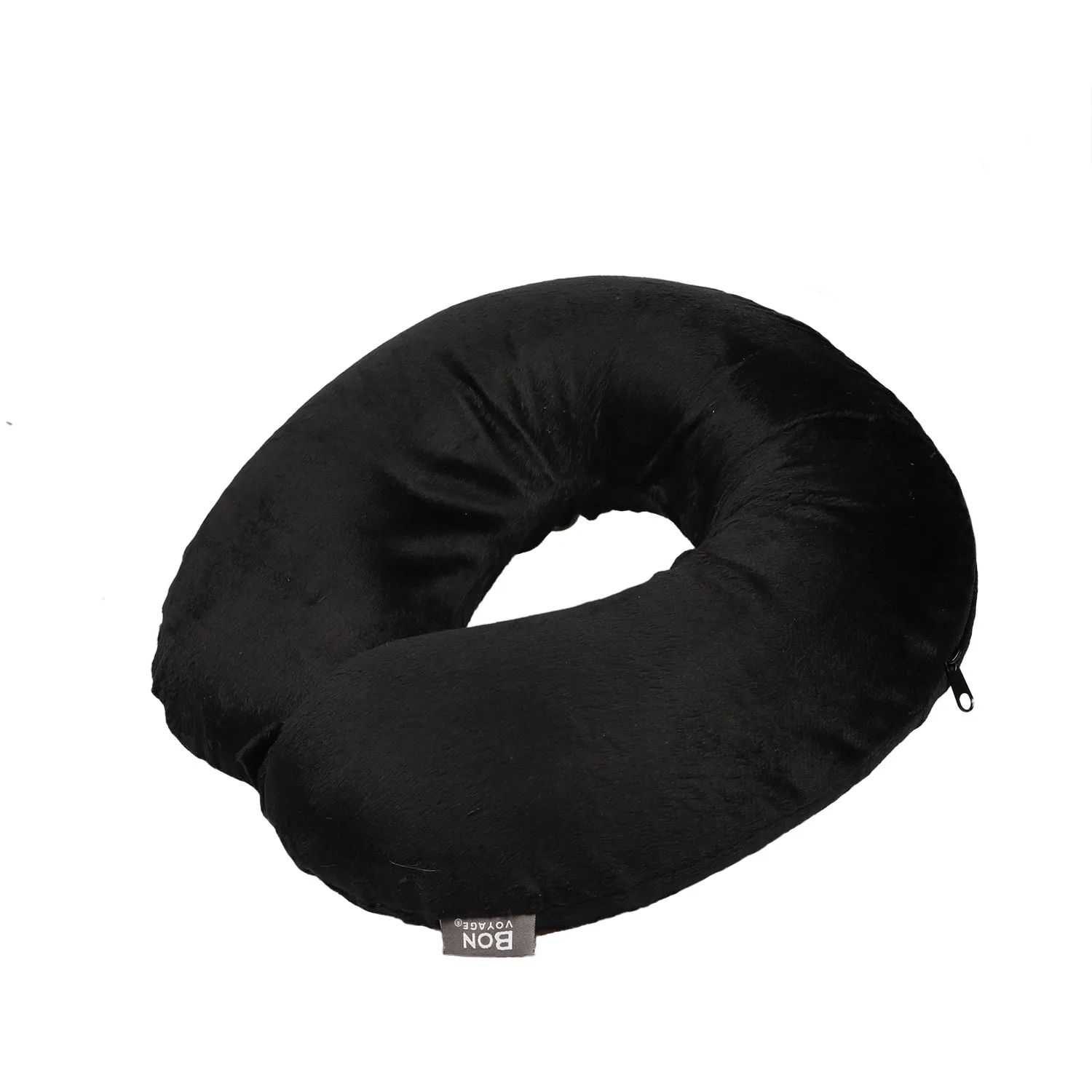 Classic Memory Foam Travel Neck Pillow - Black