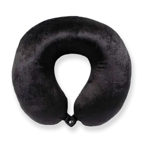 Classic Memory Foam Travel Neck Pillow - Black