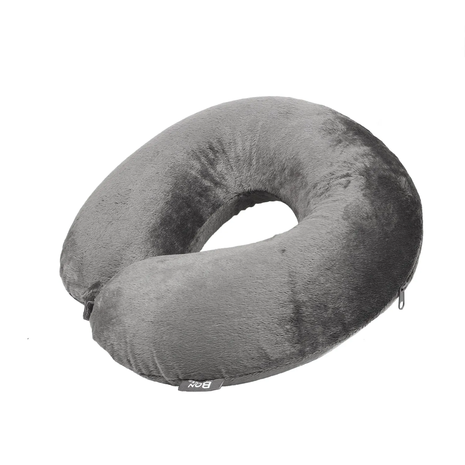 Classic Memory Foam Travel Neck Pillow - Grey