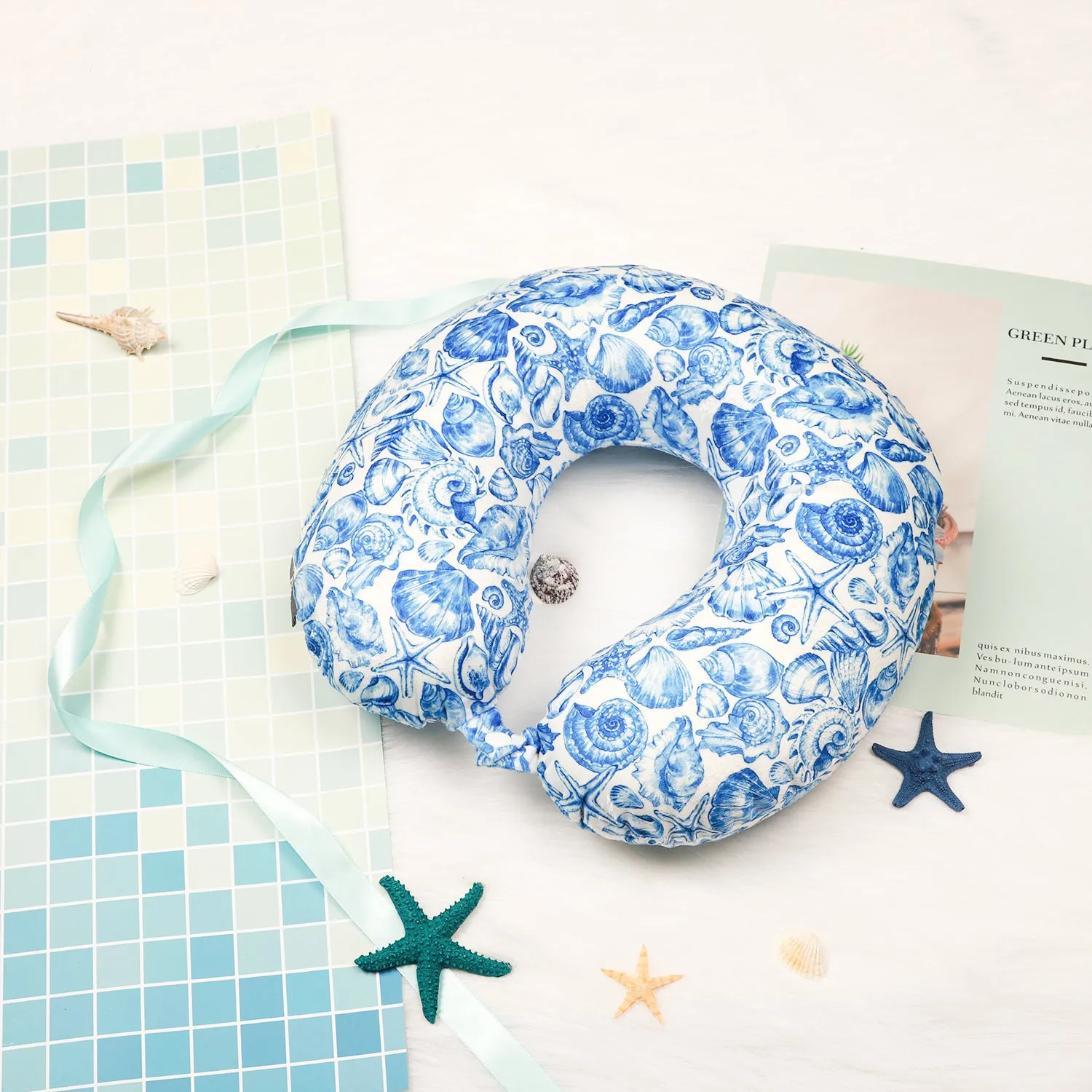 Coast Memory Foam Travel Neck Pillow - Blues