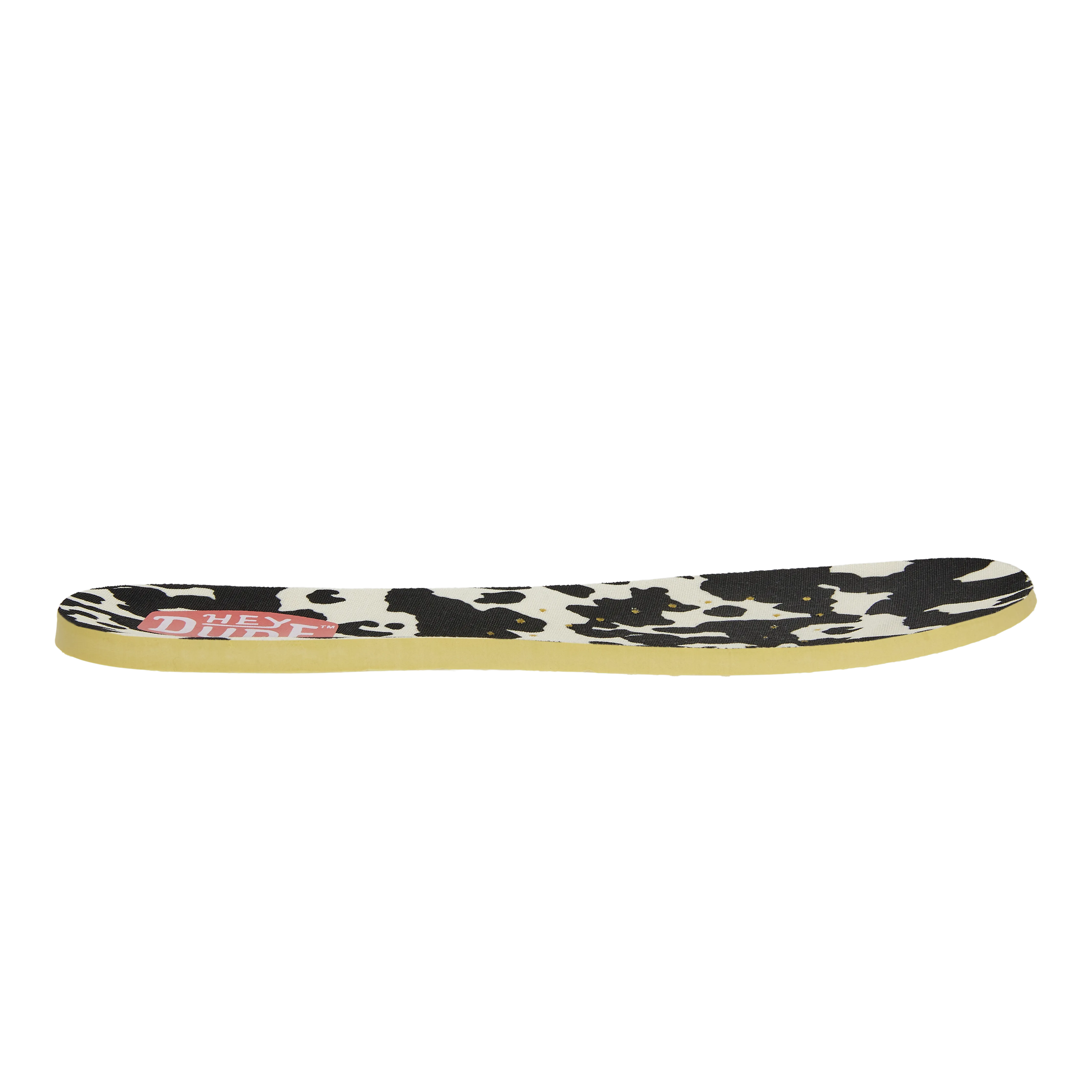 Cow Print Insoles - Black