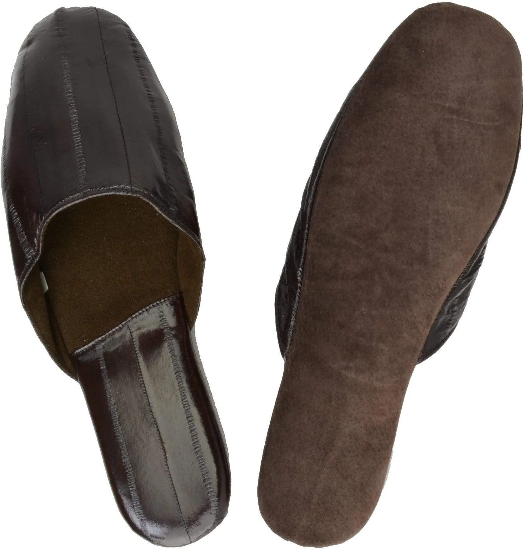 Eel Skin Slippers