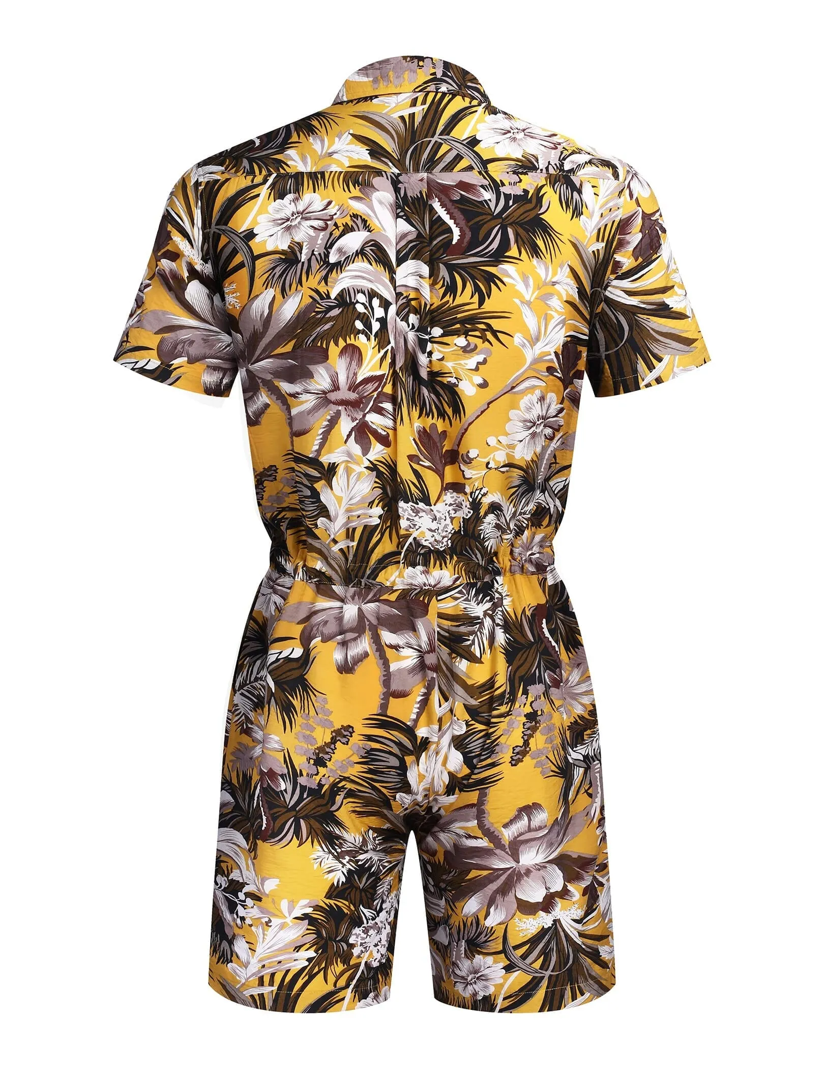 Floral One Piece Hawaiian Jumpsuit (US Only)