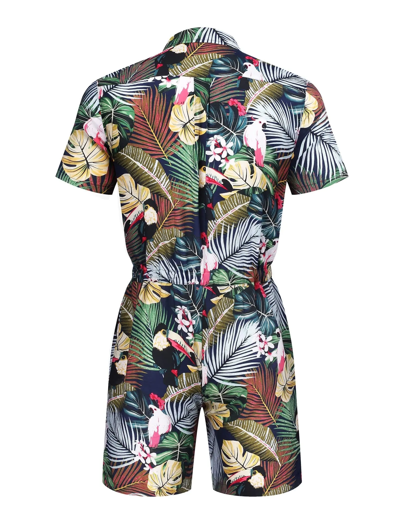 Floral One Piece Hawaiian Jumpsuit (US Only)