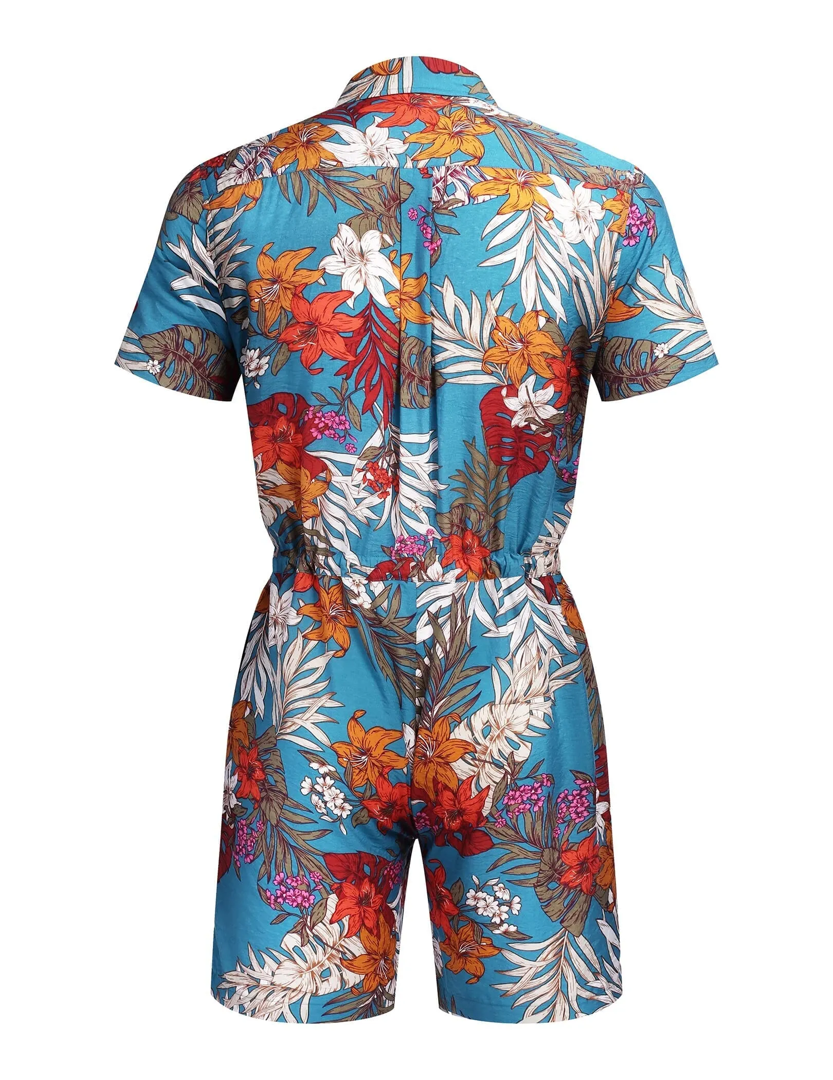 Floral One Piece Hawaiian Jumpsuit (US Only)