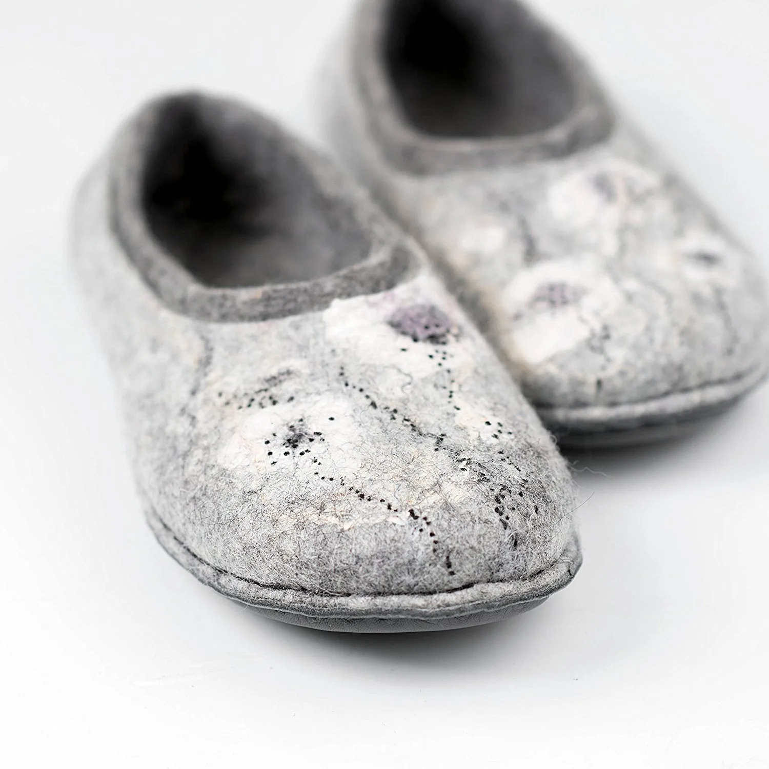 Gray Viola 2in1 slippers