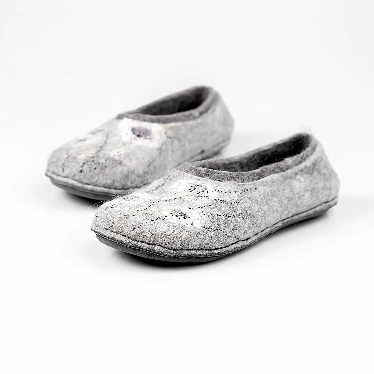 Gray Viola 2in1 slippers