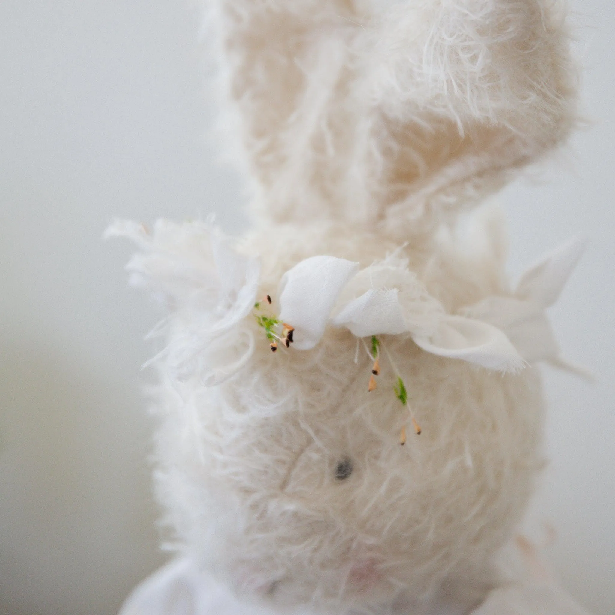 Hutch Studio - Mohair Friends - Elegant Ellie Eyelet Bunny