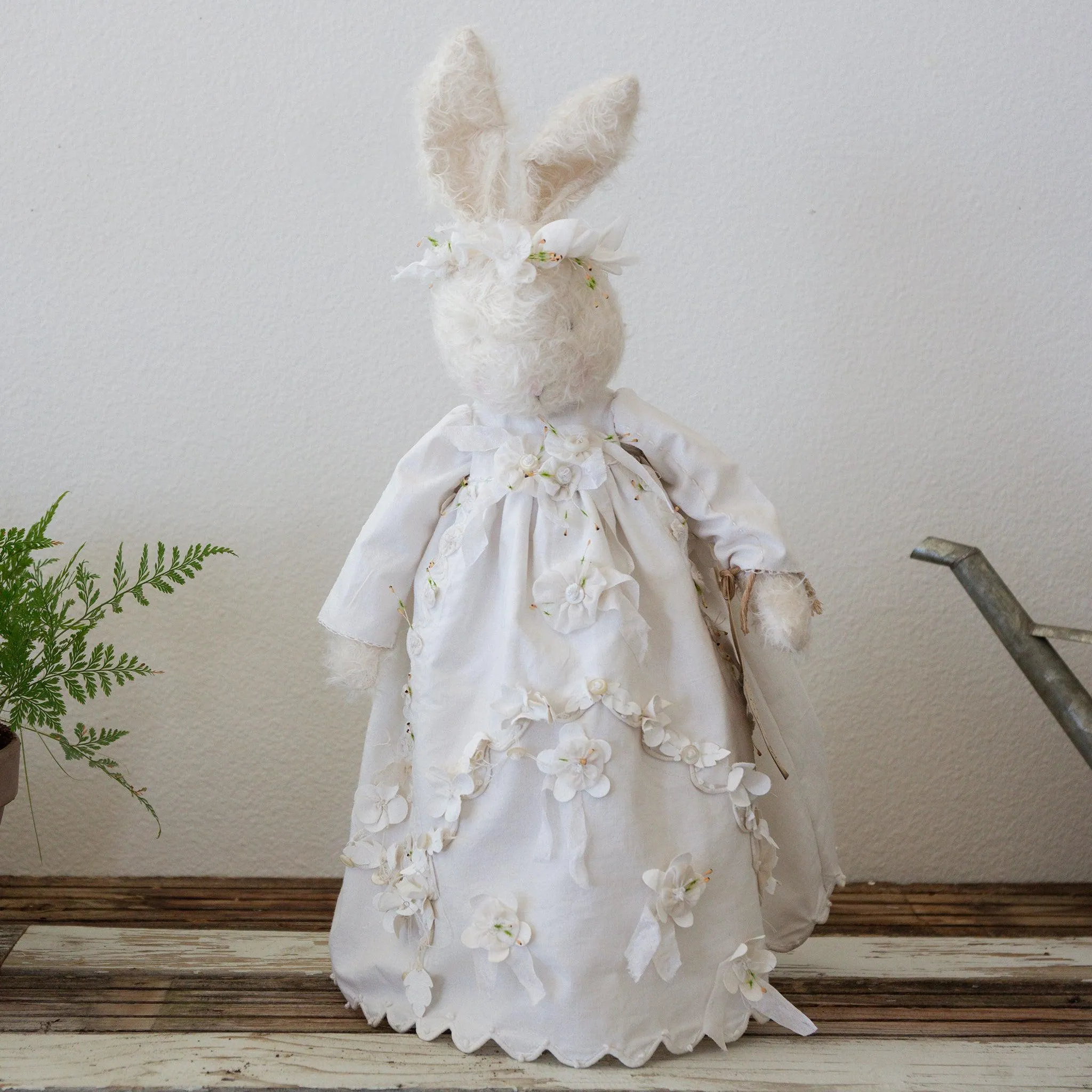 Hutch Studio - Mohair Friends - Elegant Ellie Eyelet Bunny