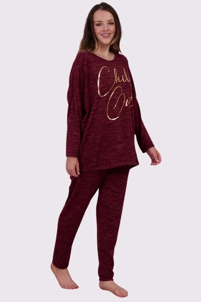 Italian Chill Out Gold Foil Logo Loungewear