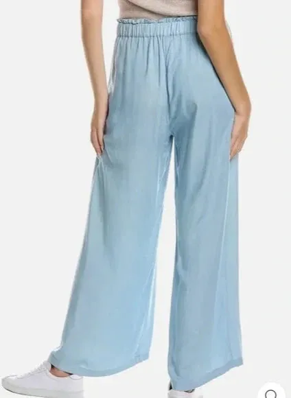 Johnny Was Paper Bag Pant in Light Blue R67822 Boho Chic