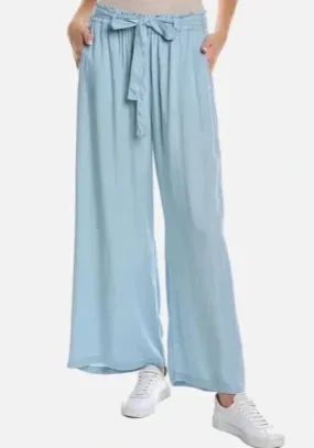 Johnny Was Paper Bag Pant in Light Blue R67822 Boho Chic