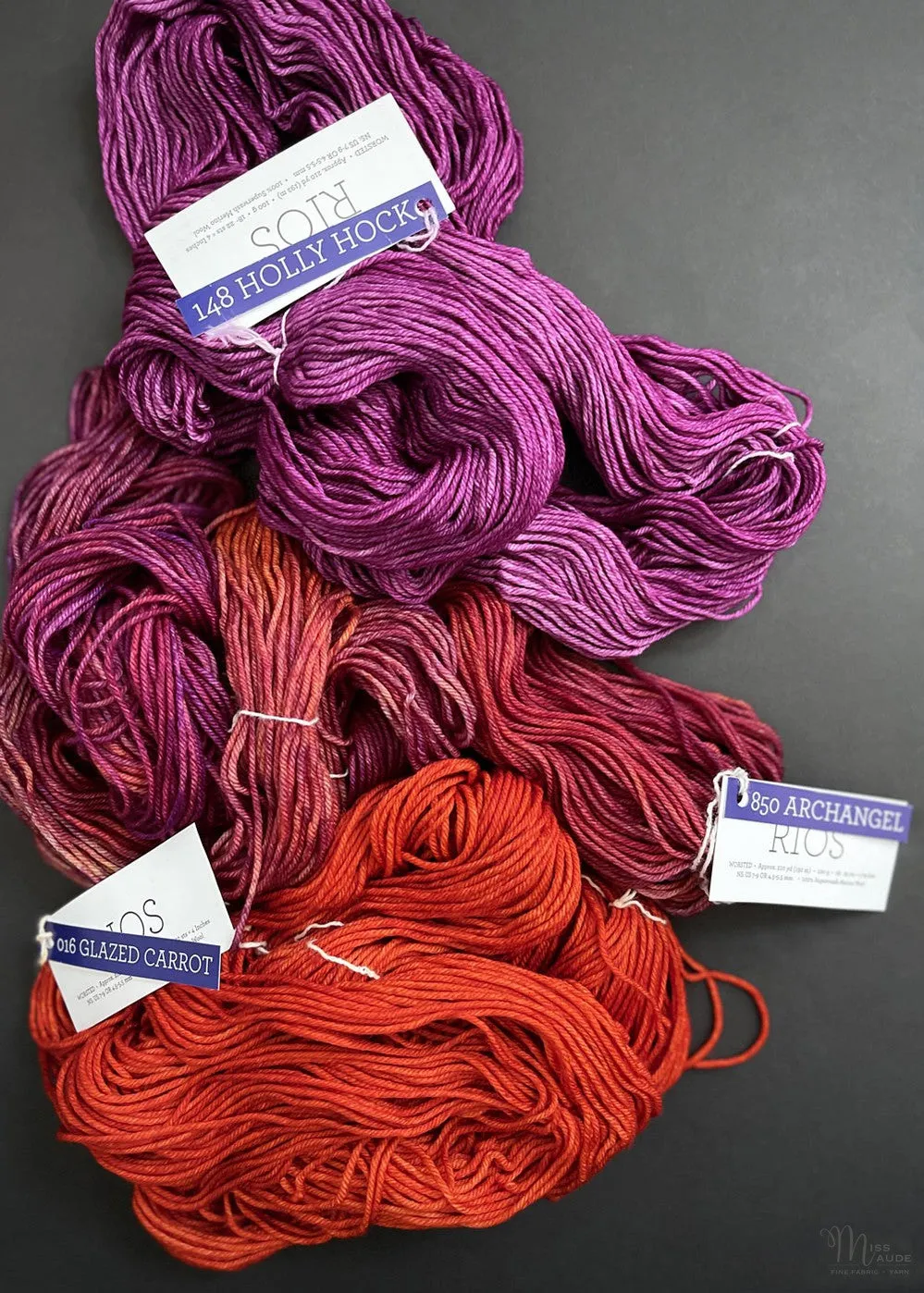 Malabrigo. Rios Merino Worsted 10ply. Glazed Carrot 016