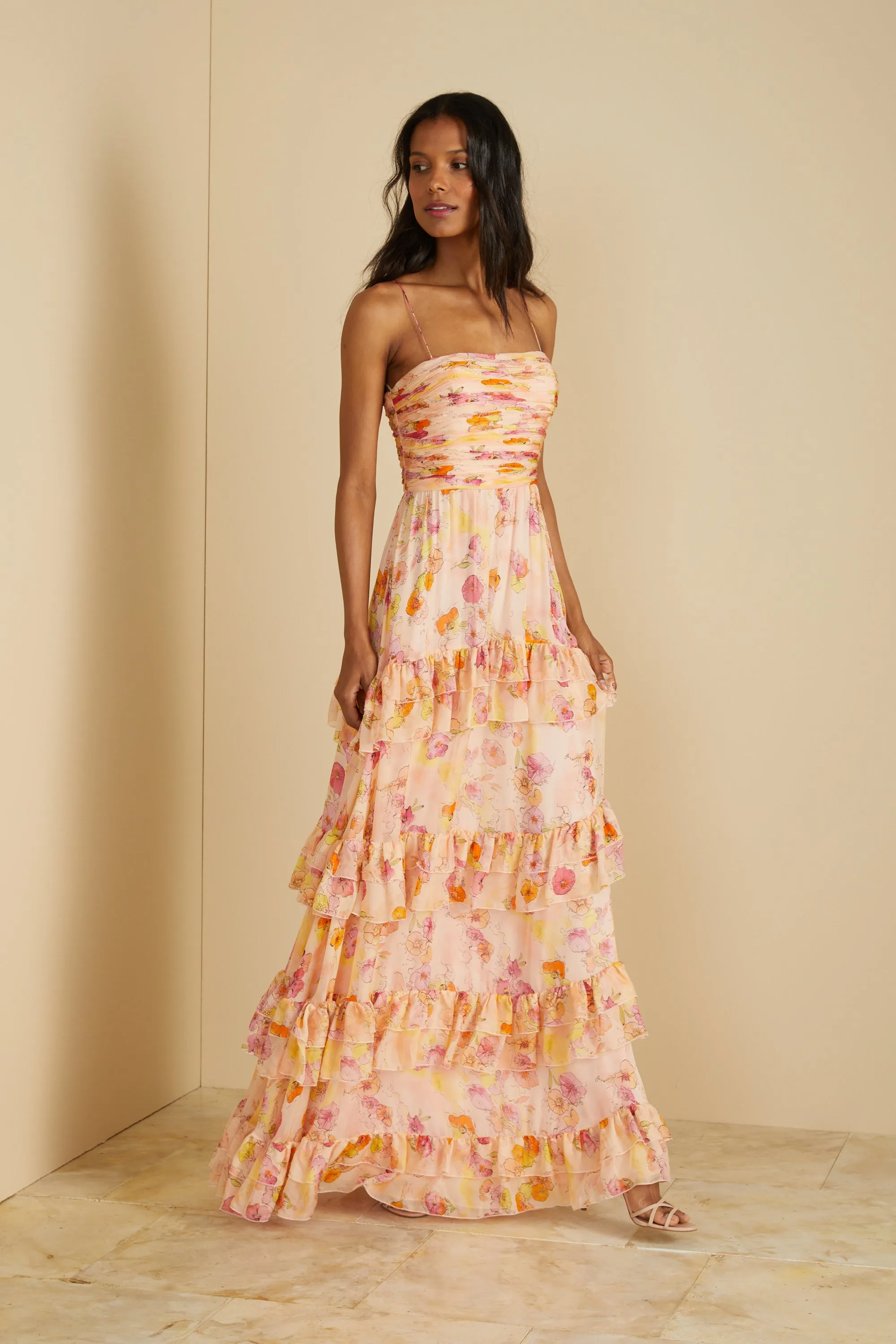 Mallory Tiered Gown